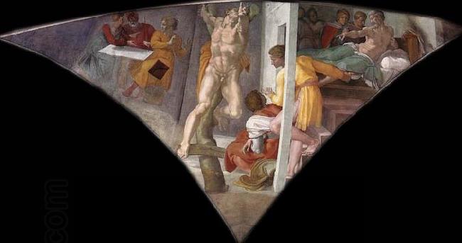 Michelangelo Buonarroti Punishment of Haman China oil painting art